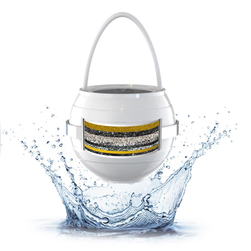 SHLLKTTRY Bath Water Filter for Tub Faucet with Overflow,2,500 Gallons of Filtration,Remove contaminants,Chlorineand Fluoride,Hard Water Softener,Enhances the Health of Skin,Hair,Nails(Premium Version) - Image 1